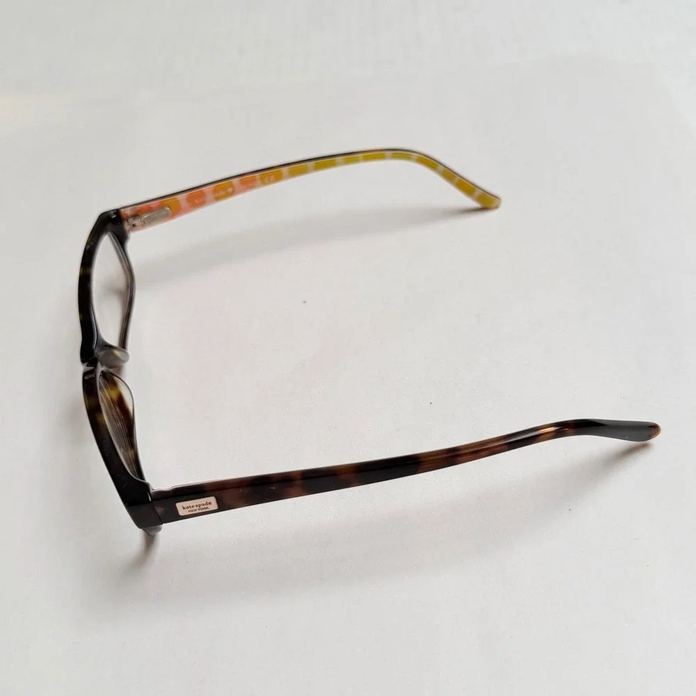 Kate Spade Lorelei Tortoise Polka Dot Rectangular Eyeglasses Frames ONLY